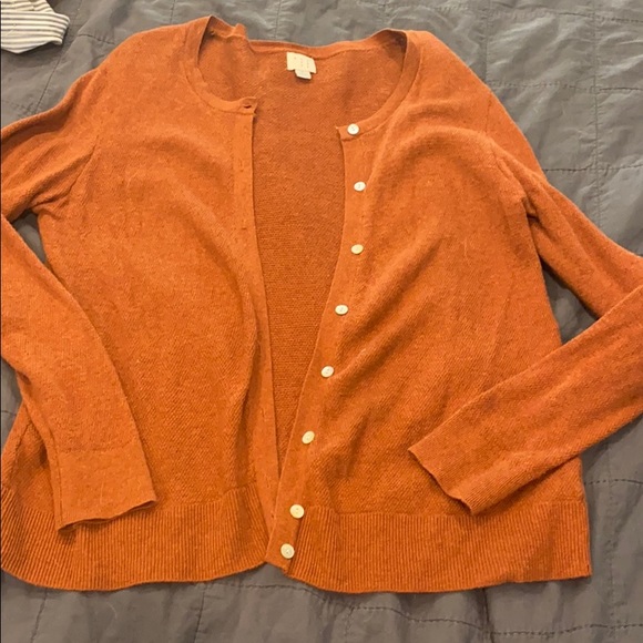 copper cardigan